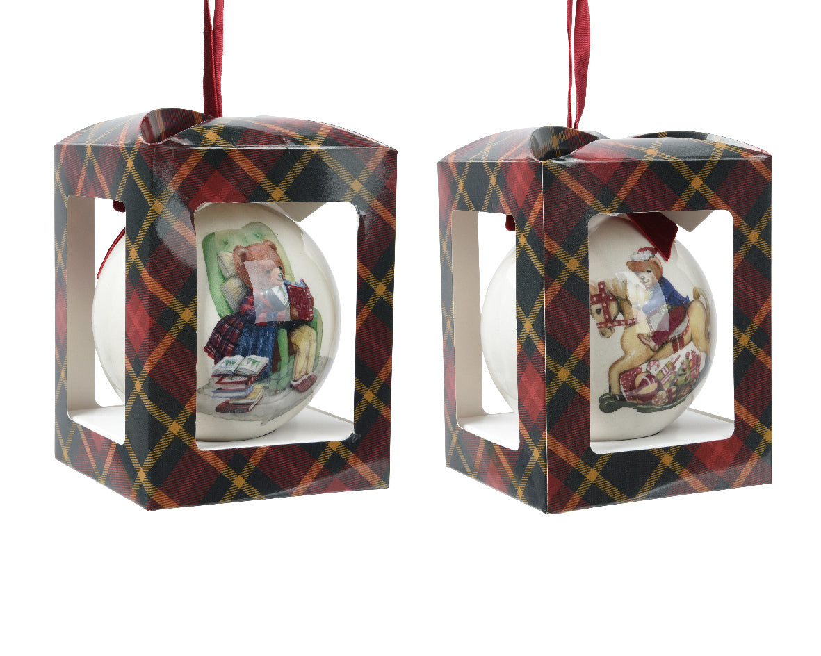 Addobbo natalizio palline di natale orsetti 10X10X10,5 1 pezzo, 2 colorazioni Kaemingk Addobbo natalizio palline di natale orsetti 10X10X10,5 1 pezzo, 2 colorazioni Kaemingk